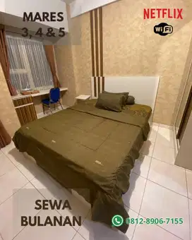 Apartement Mares 3, 4 & 5, Sewa Bulanan