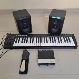Home Recording : Midi Controller, Audio Interface, Speaker Monitor