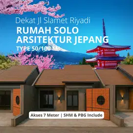 7 Menit Transmart Pabelan Rumah di Solo Desain Jepang 500 jutaan