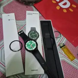 SAMSUNG WATCH 6 CLASSIC 47 MM FULLSET LIKE NEW SUPER MULUS