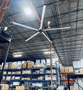 Kipas HVLS (High Volume Low Speed) Fan Gede utk Industri, Mall, Masjid