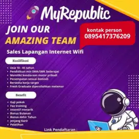 Sales Lapangan Internet wifi