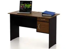 Meja Tulis Metropolis MT 122 (Dark Brown / Dark Grey - River Teak)