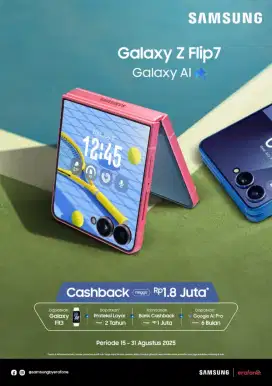SAMSUNG GALAXY ZFLIP 7 + FIT 3