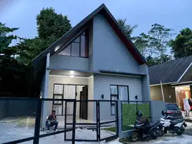 Hunian Asri Konsep Scandinavian Cantik dengan View  Pegunungan Indah
