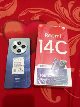 Xiomi redmi 14c ram 6+6/128 fullset no minus mullus