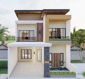 RUMAH 2LT DESIGN KEREN DI PURWOMARTANI KALASAN