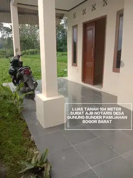 RUMAH MURAH SIAP HUNI DAN STRATEGIS DI GUNUNG BUNDER BOGOR BARAT