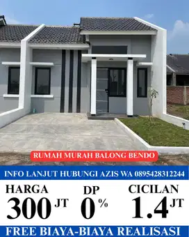 Rumah baru 300 jutaan lokasi perum tas 9 balong bendo sidoarjo