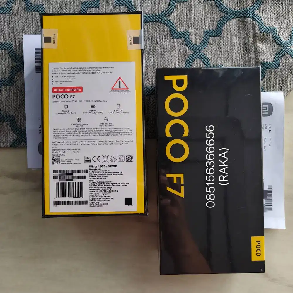 New HP Poco F7 Baru dan Segel Garansi Resmi Xiaomi Indonesia