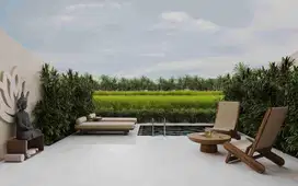 CONTEMPORARY VILLAS WITH RICE TERRACE AND JUNGLE PANORAMA IN UBUD
