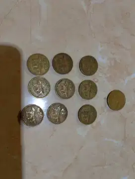 Uang Koin kuning 50 Rupiah