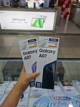 NEW GALAXY A07 4/64 FREE 25W ADAPTER +  TEMPERED GLASS‼️