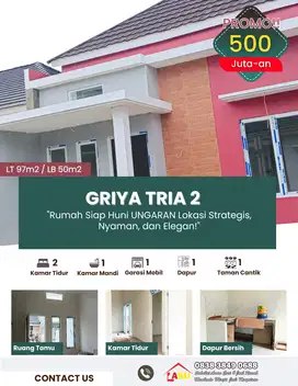 Rumah Siap Huni Type 50/97 di Perum Griya Tria 2 Ungaran