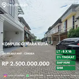 Rumah villa murah komplek cemara kuta akses ke pancing