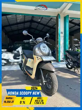 HONDA SCOOPY NEW 2024 LIKE NEW MASZEHH HIKMAH MOTOR KEPUH