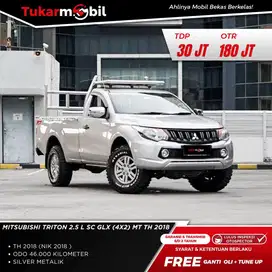 Mitsubishi Triton 2.5 L SC glx (4x2) manual tahun 2018 low kilometer