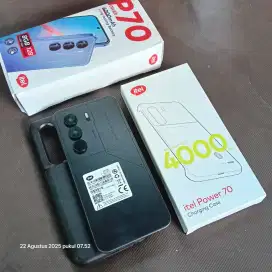 Itel p70 8/128 hitam