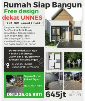 rumah strategis dekat UNNES