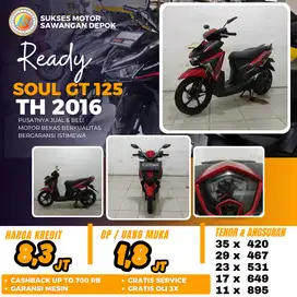 YAMAHA SOUL GT 125 TH 2016 UNIT MULUS BISA CASH KREDIT BERGARANSI