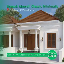 Rumah Dekat Kampus UIN Kartosuro, 5 menit Toll, Classic Minimalis