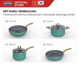 Set wajan sunhouse new!!