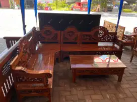 KURSI SUDUT JEPARA CASH DAN KREDIT