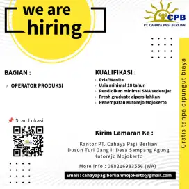 Lowongan Kerja PT. Bonvast