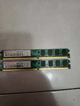 RAM DDR2 2GB PC6400/PC800 – Visipro & Strontium (Desktop) 2 PCS