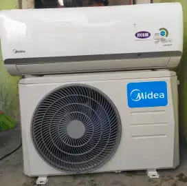Ac Midea 1/2 pk freon R32 lowatt original