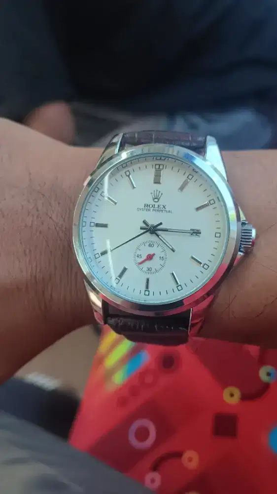 Rolex automatic tali kulit
