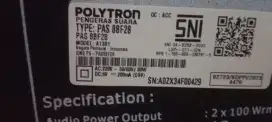 Speaker polytron bluetooth