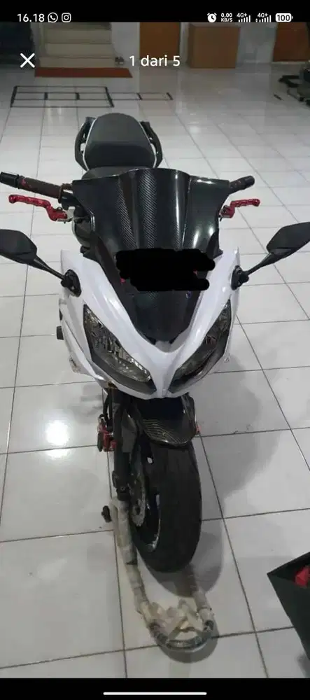 Kawasaki ER-6N 2012 WHITE