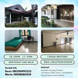 Rumah Dijual Cepat – Kemang Pratama 1, 315m², SHM, Harga Nego