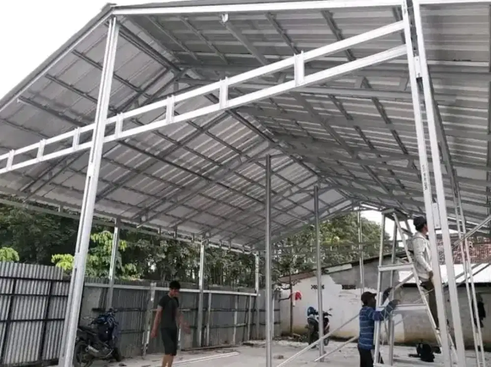 Kanopi Baja Ringan Gudang & Rumah