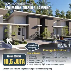 RUMAH SUBSIDI DI TENGAH KOTA BANDAR LAMPUNG