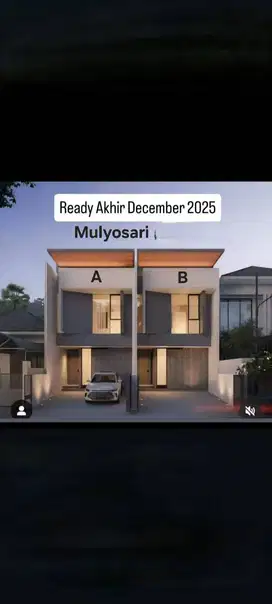 RUMAH GRESS  TER PALING CUENGLI DI LOKASI FAVORIT MULYOSARI