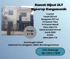 Djual Rumah 2LT Semarang Kota View Tol Jatingaleh Ngesrep Banyumanik