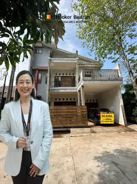 Rumah 2 Lantai Jalan Pandan Wangi Perum Bulog Pondok Melati Bekasi