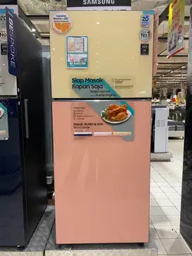 Cicilan Kulkas Samsung FRIDGE 2D Bunga mulai dari 0%