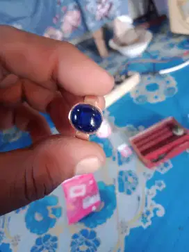 Blue sapphire ring suasa full sampai dalam cod bjm.no regber serius wa