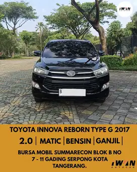 2017 Toyota Innova 2.0 G Bensin AT