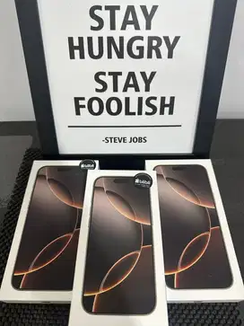 Iphone 16 pro max 256 resmi