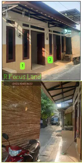 Kontrakan 3 Pintu Akses Mobil di KAYU GEDE belakang fortune regency