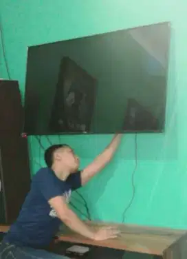 pasang serta jual bracket utk gantungan tv led lcd di tembok kuat aman