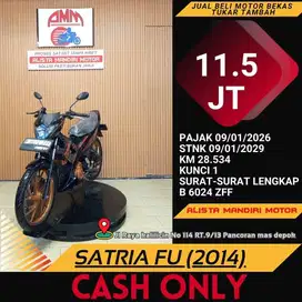 SATRIA FU TH 2014 KREDIT TANPA DP BAYAR PAKAI CC/ PAYLATER