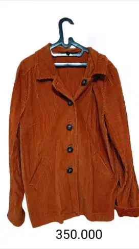 Jaket winter Autumn bahan corduroy