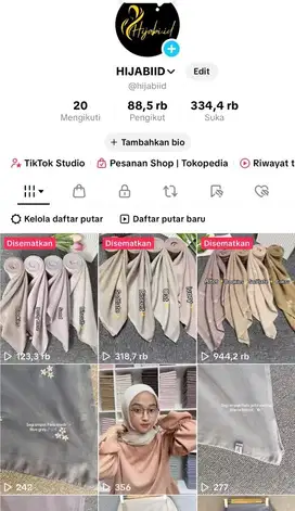 Dibutuhkan host live hijab di tiktok dan shope