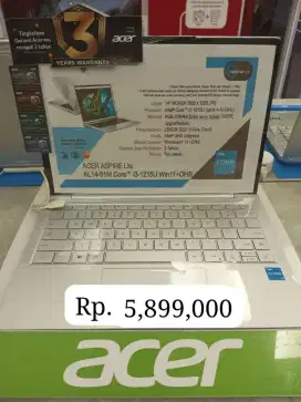 Promo kredit laptop acer corei3 gratis 1kali angsuran