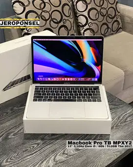 MACBOOK PRO TOUCHBAR 2017 MPXY2 13” i5 8/512GB ORIGINAL GARANSI FULL